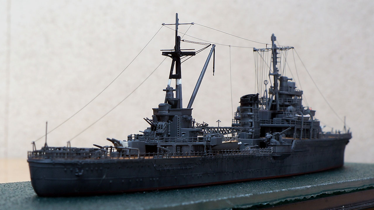 アオシマ 1/700 練習巡洋艦「鹿島」製作記。【みっくすのプレミアな 